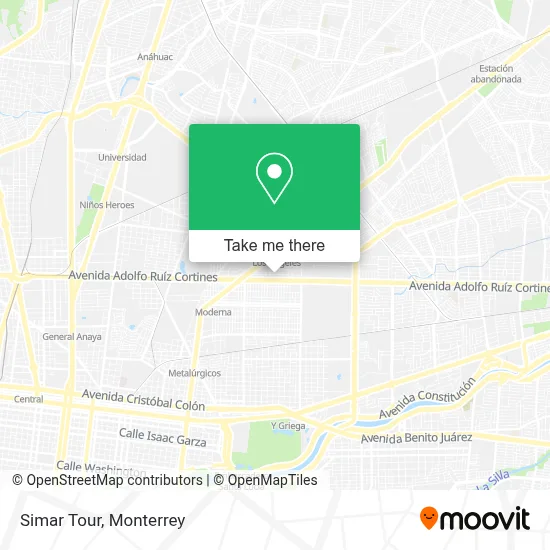 Simar Tour map