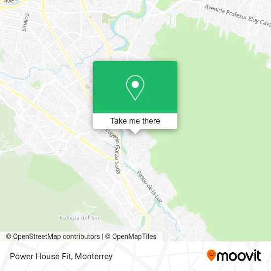 Power House Fit map