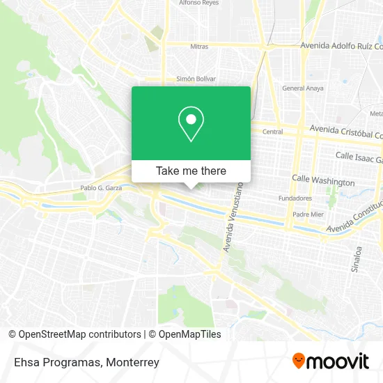 Ehsa Programas map