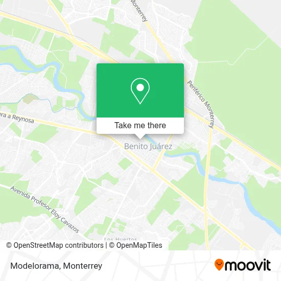 Modelorama map