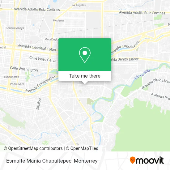 Esmalte Mania Chapultepec map
