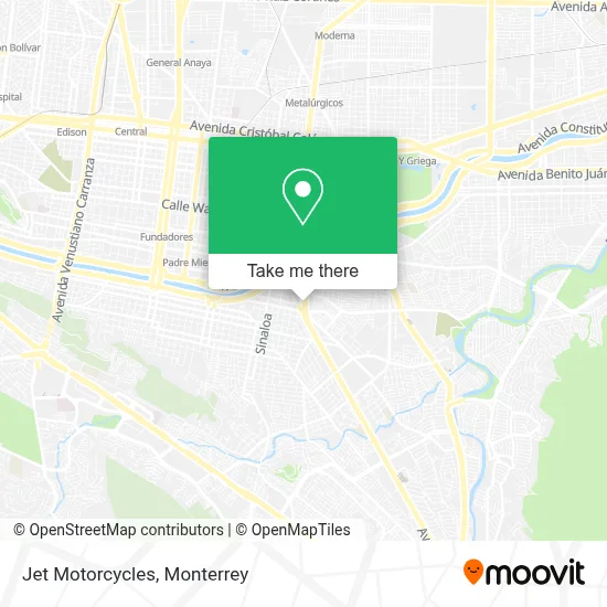 Jet Motorcycles map