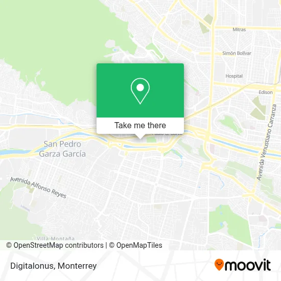 Digitalonus map