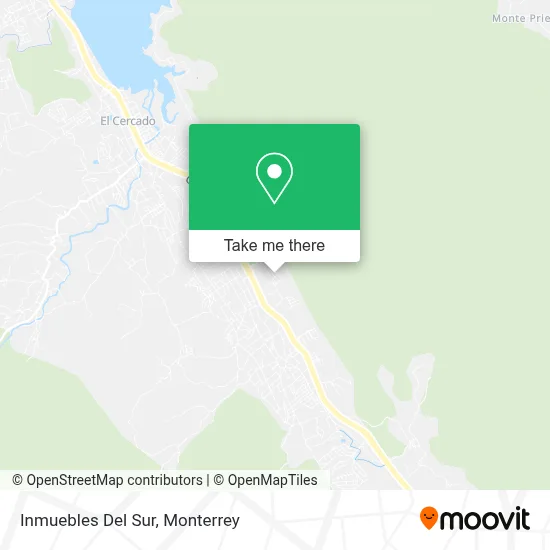 Inmuebles Del Sur map