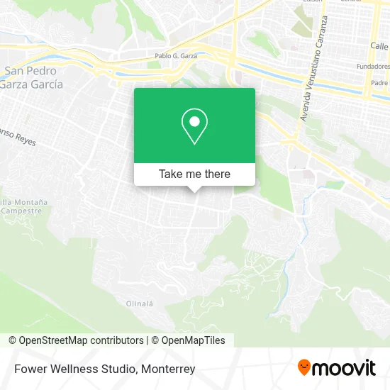 Fower Wellness Studio map