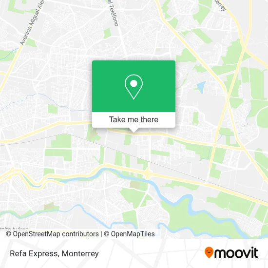 Refa Express map