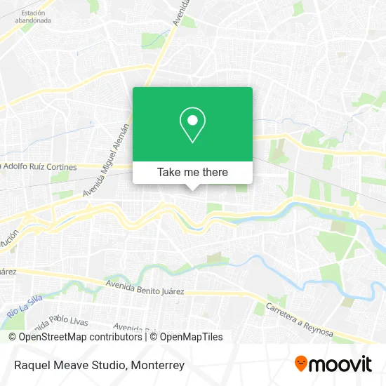 Raquel Meave Studio map