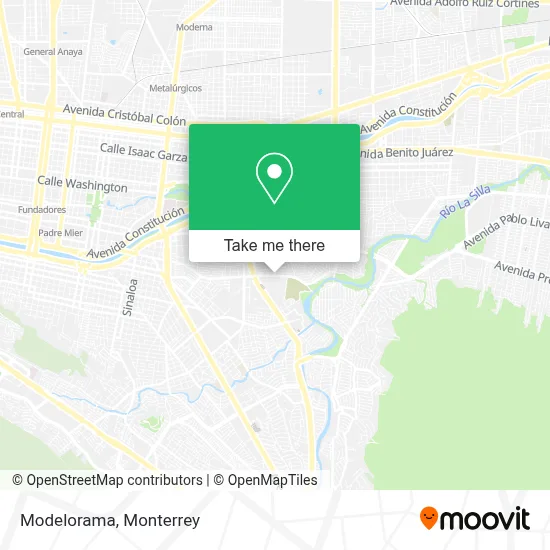 Modelorama map
