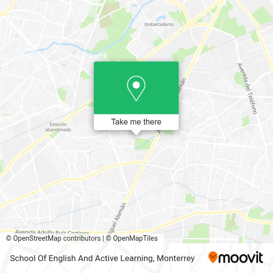 School Of English And Active Learning map