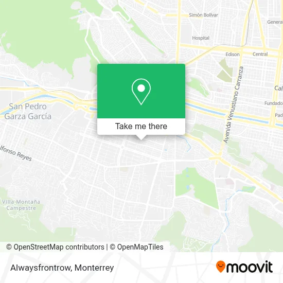 Alwaysfrontrow map