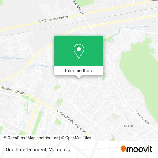 One Entertainment map