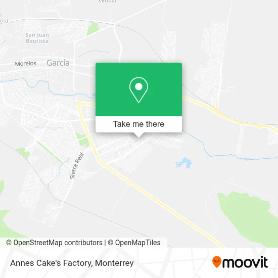 Annes Cake's Factory map