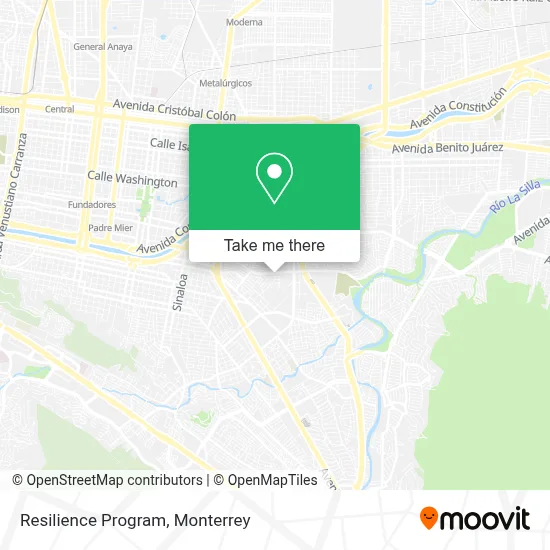 Resilience Program map