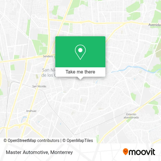 Master Automotive map