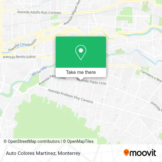 Auto Colores Martinez map