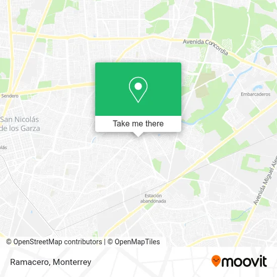 Ramacero map