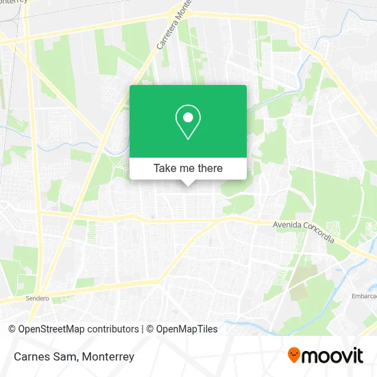 Carnes Sam map