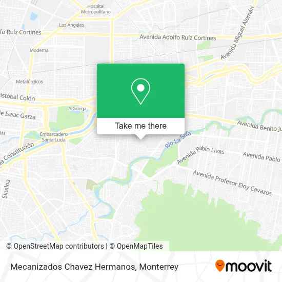Mecanizados Chavez Hermanos map