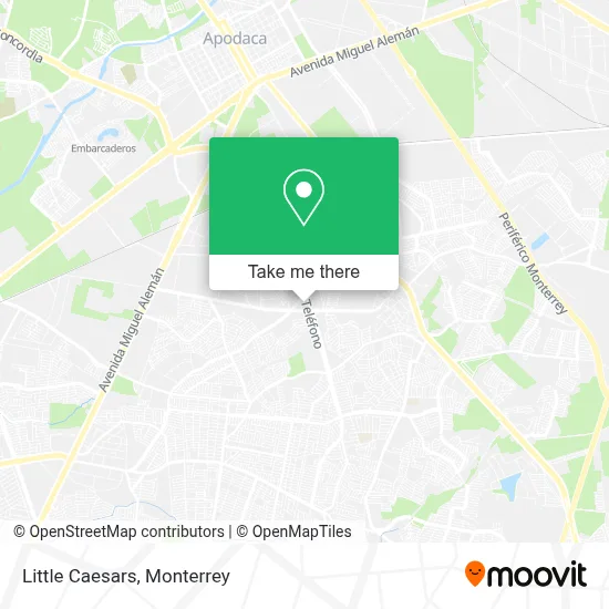 Little Caesars map