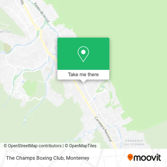 The Champs Boxing Club map