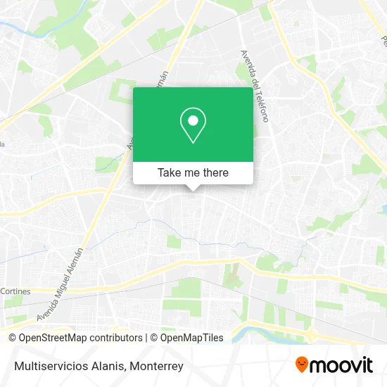Multiservicios Alanis map