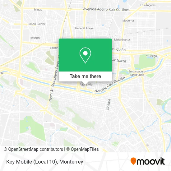 Key Mobile (Local 10) map