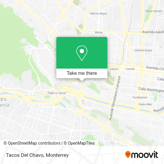 Tacos Del Chavo map