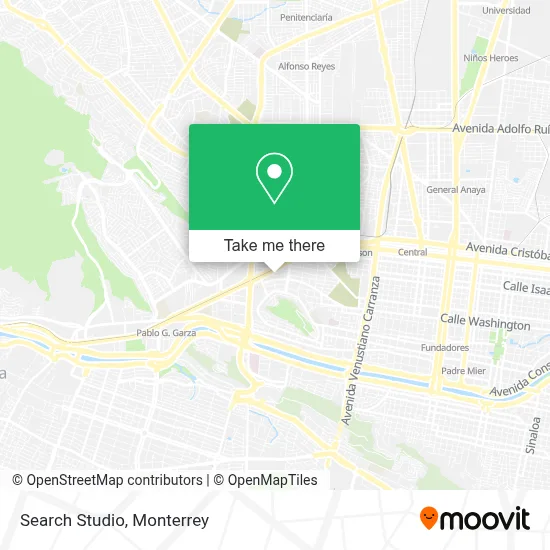 Search Studio map