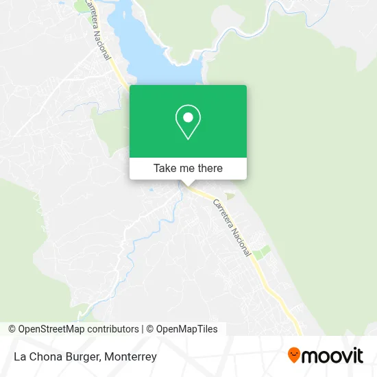 La Chona Burger map