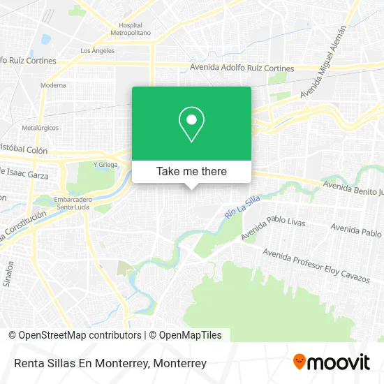 Renta  Sillas En Monterrey map