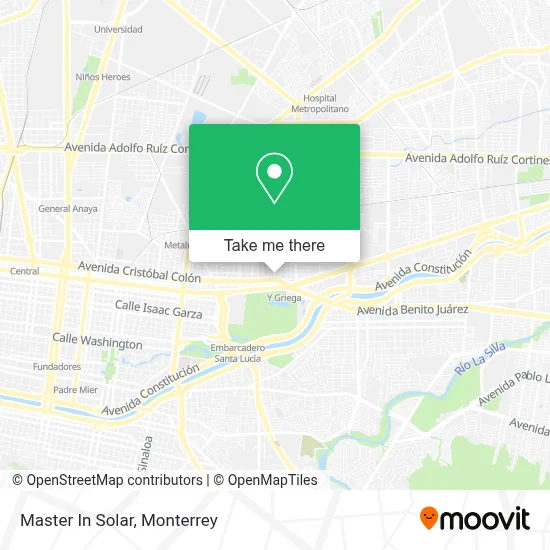 Master In Solar map