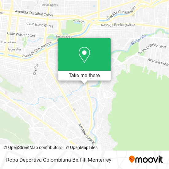 Ropa Deportiva Colombiana  Be Fit map