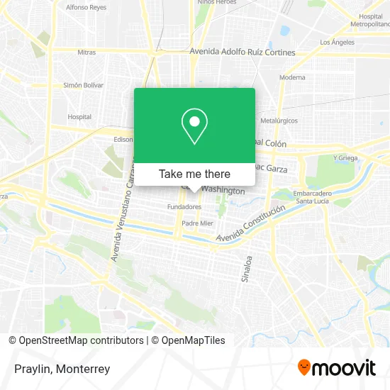 Praylin map