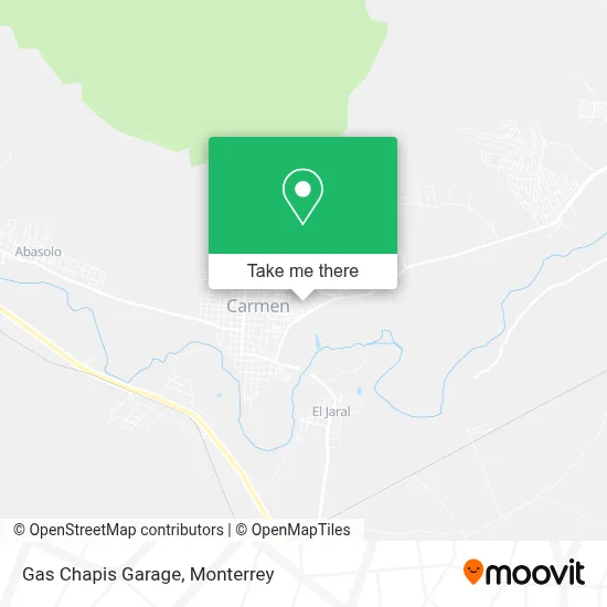 Gas Chapis Garage map