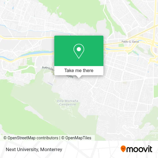 Next University map