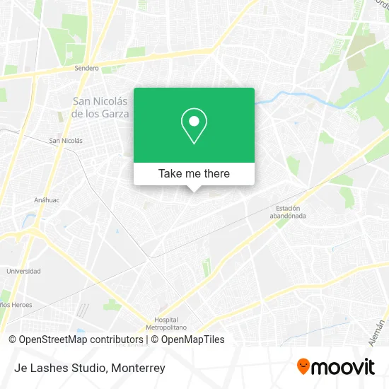 Je Lashes Studio map