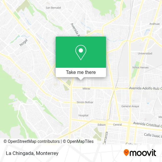 La Chingada map