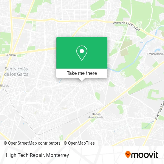 High Tech Repair map