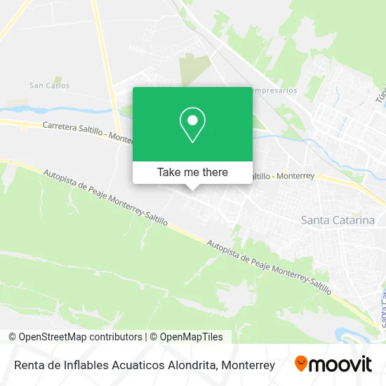 Renta de Inflables Acuaticos Alondrita map