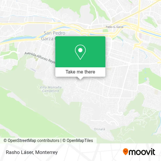 Rasho Láser map