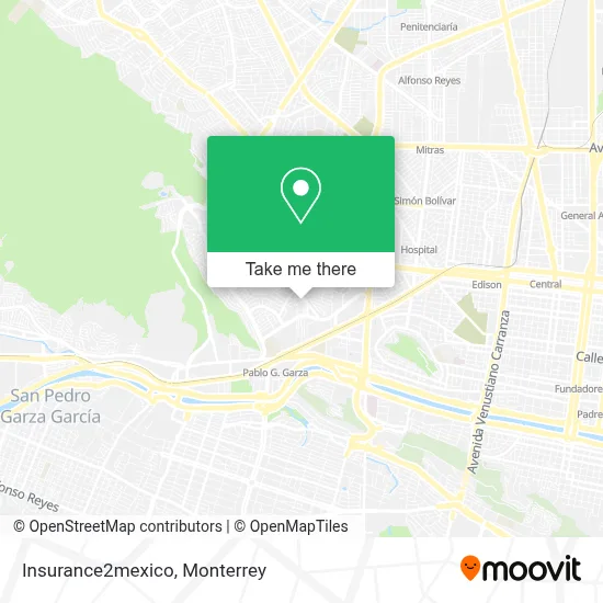 Insurance2mexico map