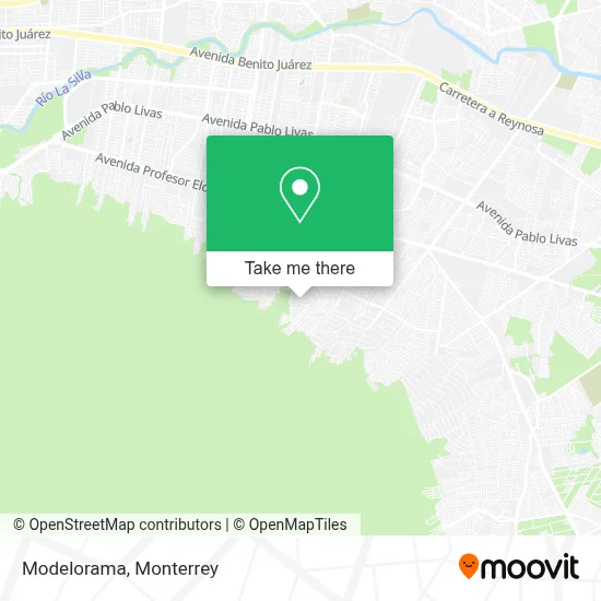 Modelorama map