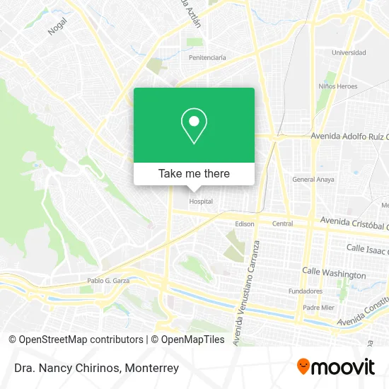 Dra. Nancy Chirinos map