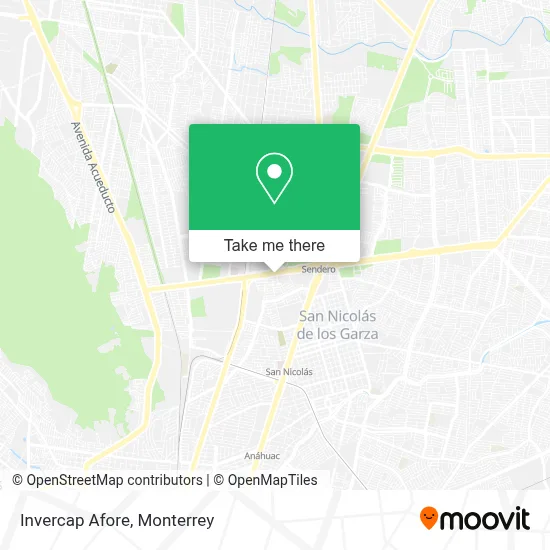 Invercap Afore map