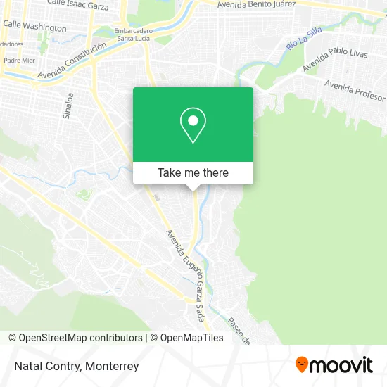Natal Contry map