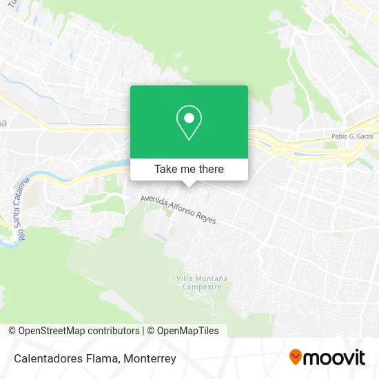 Calentadores Flama map