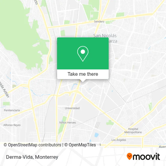 Derma-Vida map