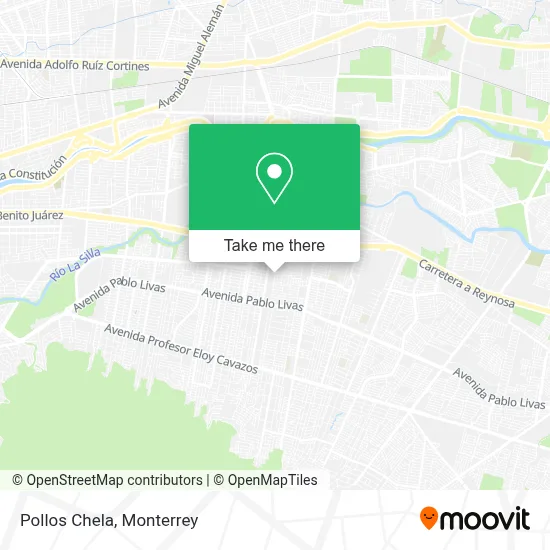 Pollos Chela map