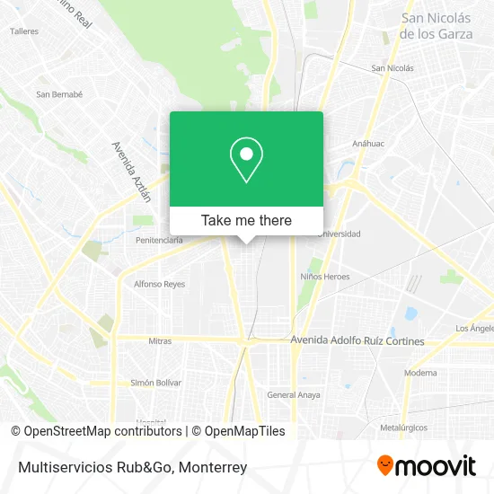 Multiservicios Rub&Go map