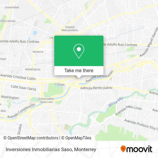 Inversiones Inmobiliarias Saso map